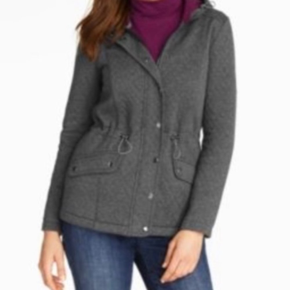 Talbots Casual Quilted Jacket with Hood